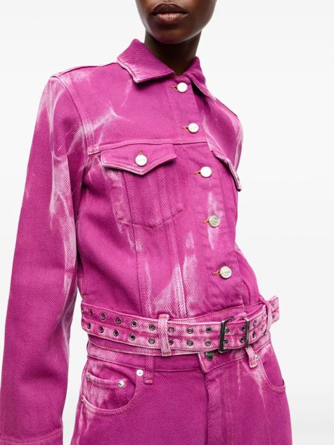 GANNI tie-dye jacket - Pink