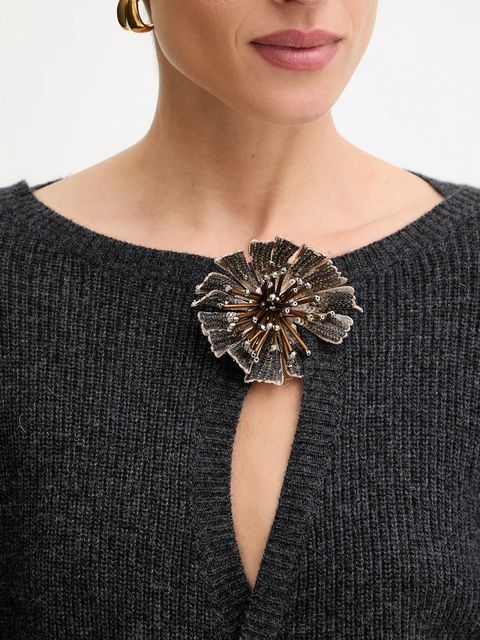 Simona Corsellini sweter z dodatkiem wełny