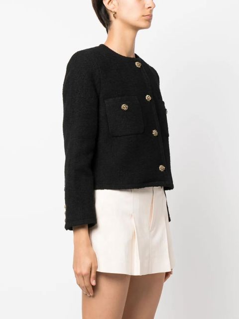 Ba&Sh Meredith tweed jacket - Black - zdjęcie produktu nr 2