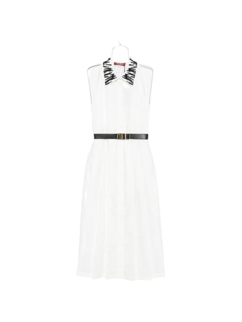 Max Mara bead-embellishment midi dress - White - zdjęcie produktu nr 1