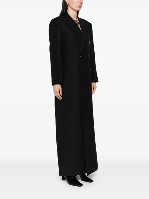 Gucci double-breasted coat - Black