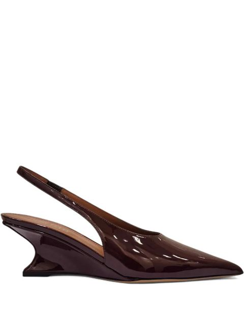 Paris Texas 50mm Nina slingback pointed pumps - Brown - zdjęcie produktu nr 1