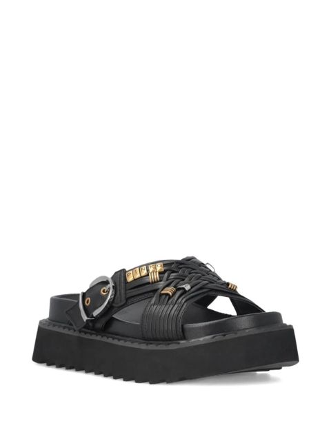 PINKO woven leather sandals - Black - zdjęcie produktu nr 2