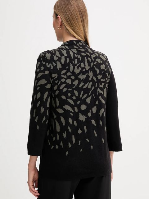 Joseph Ribkoff sweter z jedwabiem damski kolor czarny z półgolfem 253912