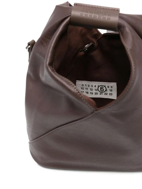 MM6 Maison Margiela diagonal-seam shoulder bag - Brown - zdjęcie produktu nr 2