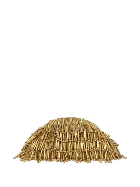 Cult Gaia nano Jaala beaded clutch bag - Gold - zdjęcie produktu nr 2