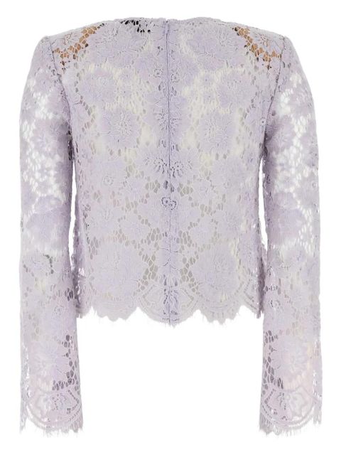 Self-Portrait lace blouse - Purple - zdjęcie produktu nr 2