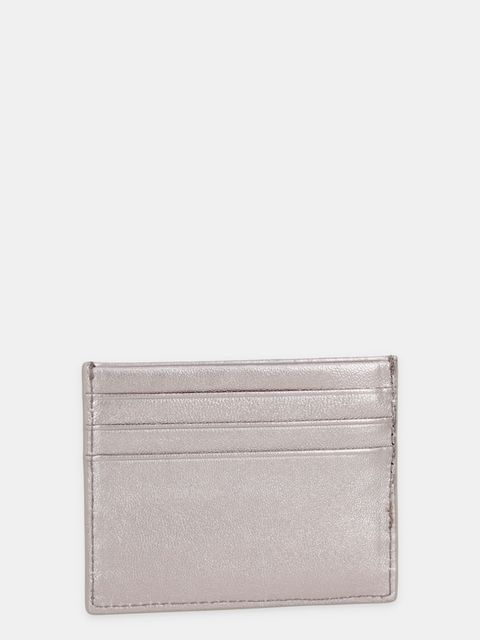 Patrizia Pepe etui na karty skórzane kolor szary CQ7001 L001 - zdjęcie produktu nr 2