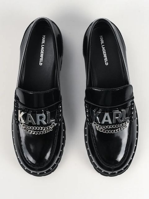 Karl Lagerfeld mokasyny skórzane LOWELL