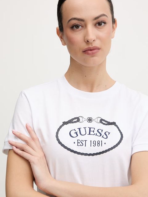 Guess t-shirt bawełniany ROSALBA
