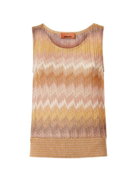 Missoni zigzag top - Orange - zdjęcie produktu nr 1