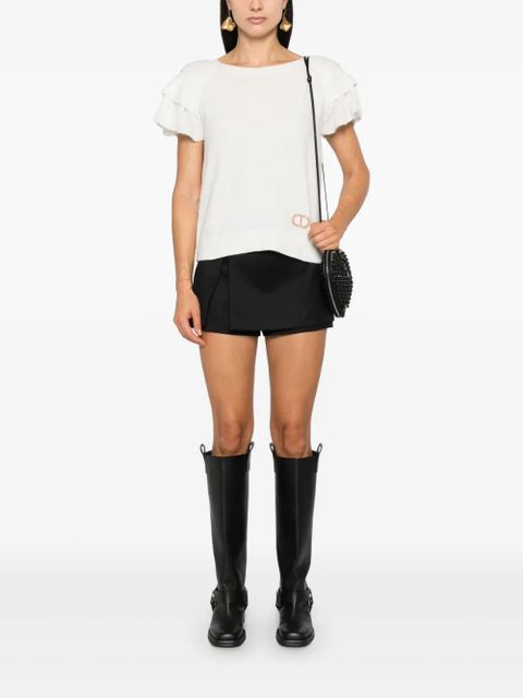 TWINSET knitted T-shirt - Neutrals - zdjęcie produktu nr 2