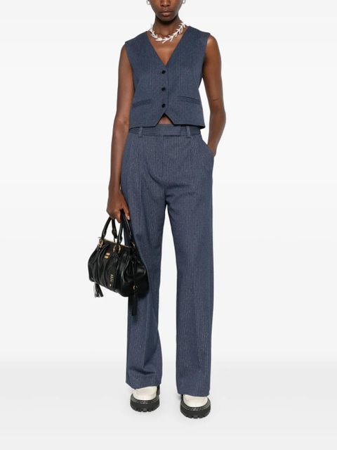 Maje pinstriped vest - Blue - zdjęcie produktu nr 2