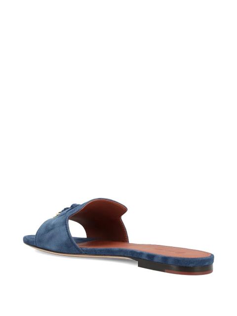 Loro Piana knot-detail sandals - Blue