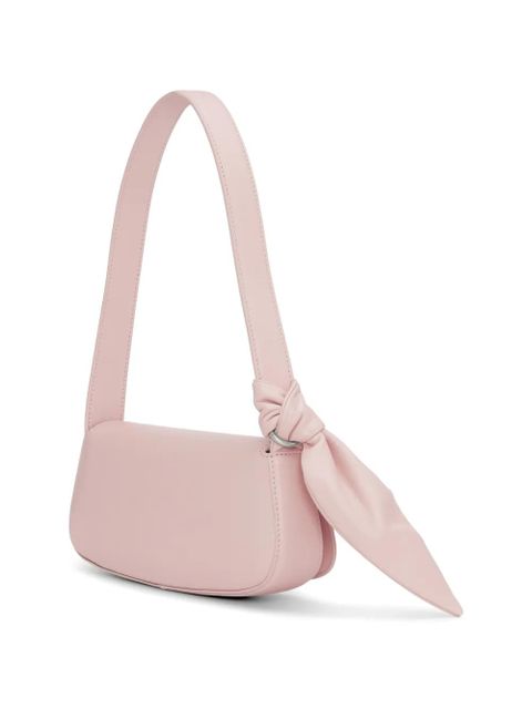 ROTATE BIRGER CHRISTENSEN Scarf suede knot-detail leather bag - Pink - zdjęcie produktu nr 2