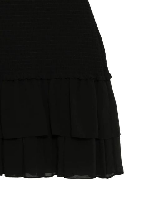 Michael Kors smocked mini dress - Black