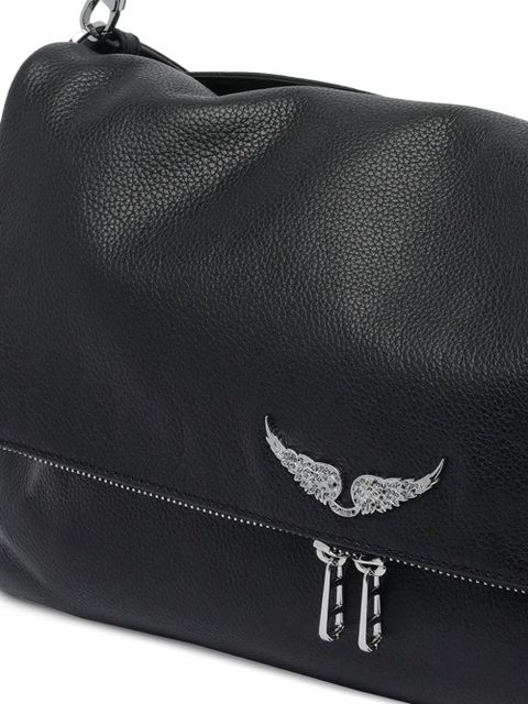 Zadig&Voltaire chain-strap leather shoulder bag - Black