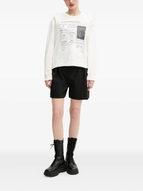 MM6 Maison Margiela graphic-print sweatshirt - White