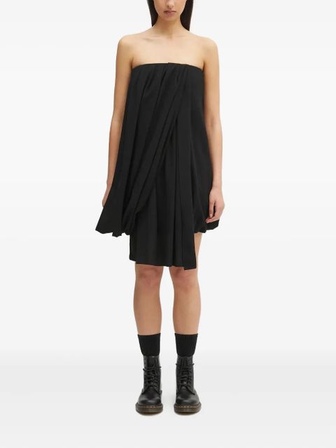JW Anderson draped bustier strapless dress - Black - zdjęcie produktu nr 1