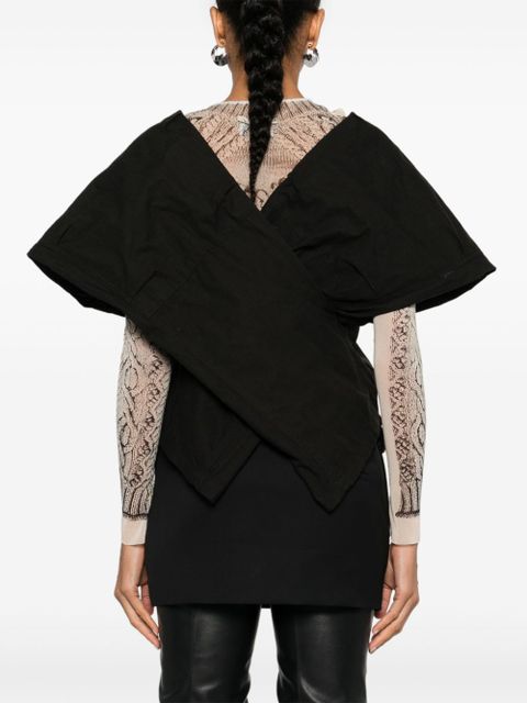 Balenciaga deconstructed top - Black - zdjęcie produktu nr 2