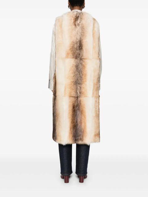 Yves Salomon lamb-shearling gilet - Neutrals