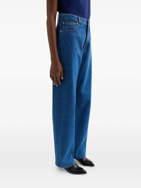 Jil Sander loose jeans - Blue