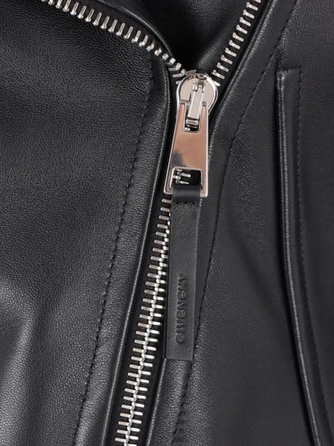 Givenchy leather biker jacket - Black