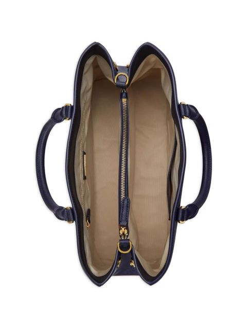 Lauren Ralph Lauren large Hanna leather crossbody bag - Blue