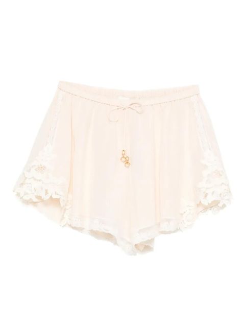ZIMMERMANN lace-trim shorts - Neutrals - zdjęcie produktu nr 1