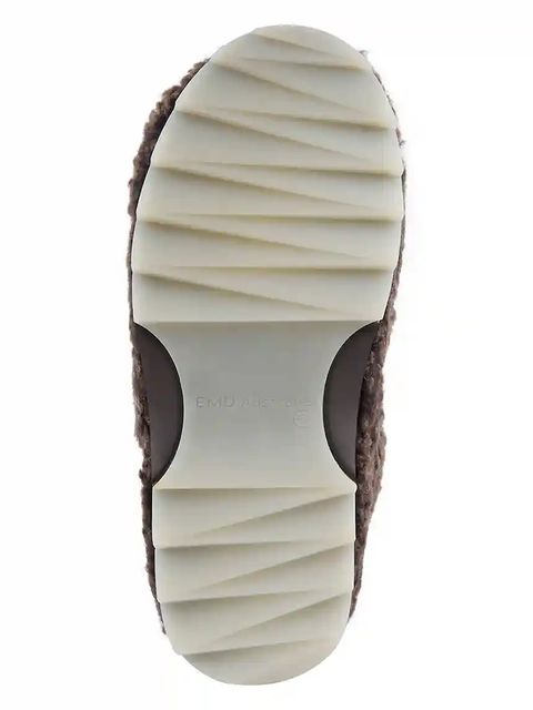 Emu Australia śniegowce wełniane Sharky Lo Teddy kolor brązowy W13200