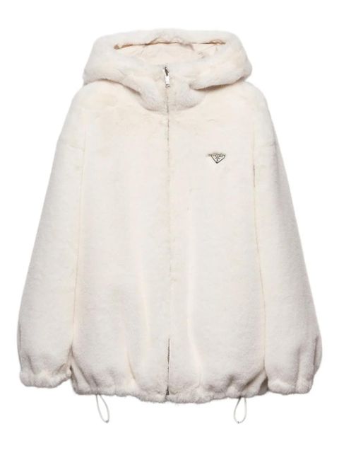 Prada reversible hooded jacket - Neutrals - zdjęcie produktu nr 1