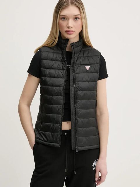 Guess Jeans bezrękawnik damski kolor czarny przejściowy W5RN55 WHAB2 - zdjęcie produktu nr 1