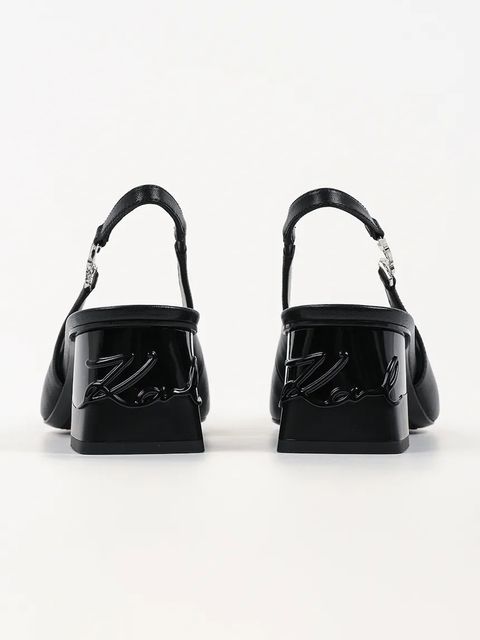 Karl Lagerfeld czółenka skórzane Kayla - zdjęcie produktu nr 2