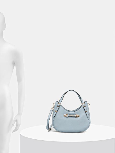 Guess torebka LEFIA kolor niebieski HWBG96 44050