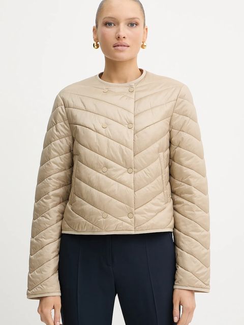 BOSS kurtka kolor beżowy przejściowa 50543249 - zdjęcie produktu nr 1