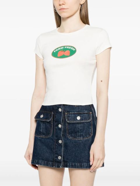 Reformation Muse T-shirt - White - zdjęcie produktu nr 2