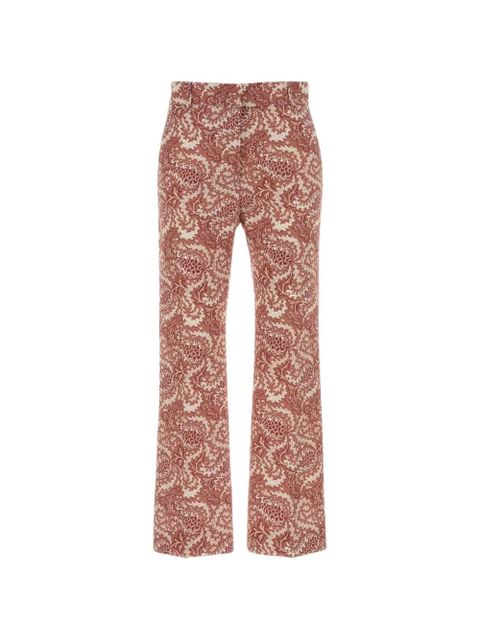 Weekend Max Mara floral patterned trousers - Brown - zdjęcie produktu nr 1
