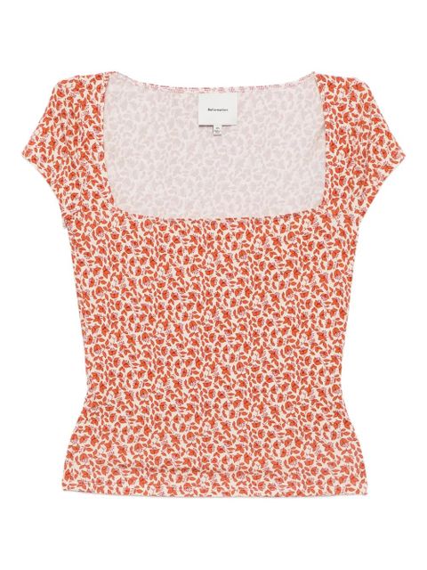 Reformation Bardot top - Orange - zdjęcie produktu nr 1