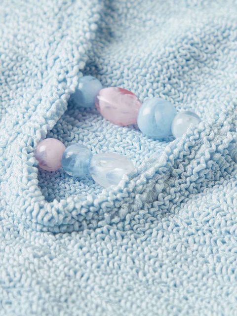 Hunza G Adriana beaded swimsuit - Blue - zdjęcie produktu nr 2