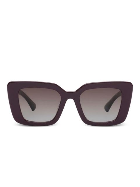 Burberry Eyewear EKD oversize-frame sunglasses - Purple - zdjęcie produktu nr 1