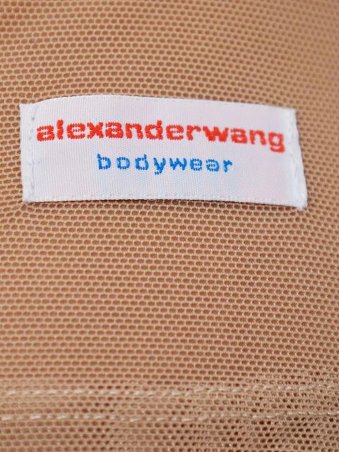 Alexander Wang sheer lingerie top - Neutrals