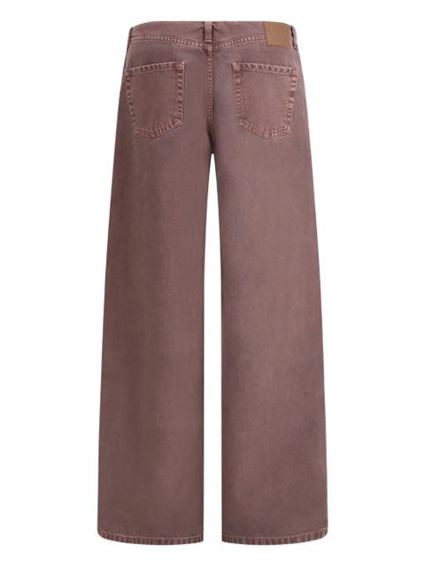 Magda Butrym wide-leg denim trousers - Brown - zdjęcie produktu nr 2