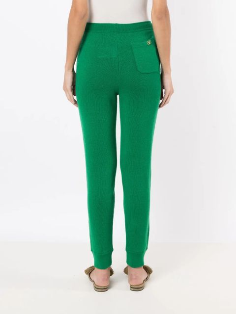 Valentino Garavani drawstring wool trousers - Green