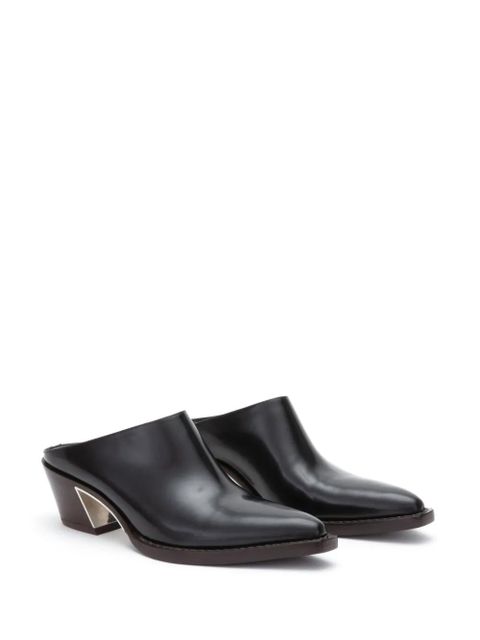 3.1 Phillip Lim Downtown 55mm leather mules - Black - zdjęcie produktu nr 2