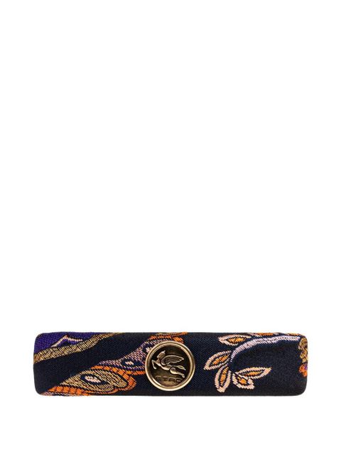 ETRO paisley logo hair clip - Black - zdjęcie produktu nr 1