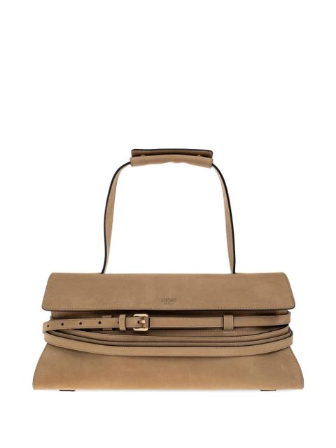 Moschino Tie buckle-belt leather tote bag - Neutrals - zdjęcie produktu nr 1