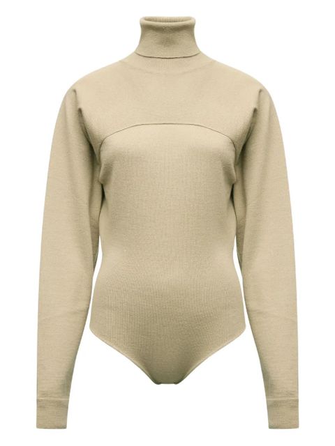 MM6 Maison Margiela turtleneck body - Neutrals - zdjęcie produktu nr 1