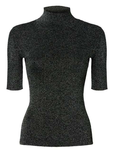 Missoni metallic-effect ribbed-knit top - Black - zdjęcie produktu nr 1