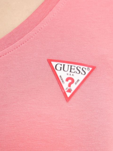 Guess t-shirt damski kolor pomarańczowy W2YI45 J1314
