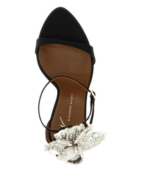 Giuseppe Zanotti 105mm Clandestino jewel-embellished stiletto heeled sandals - Black